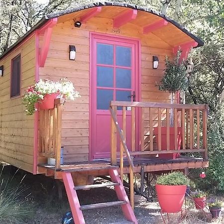 Roulotte Romantique Chauffee En Cevennes Monteils  Εξωτερικό φωτογραφία